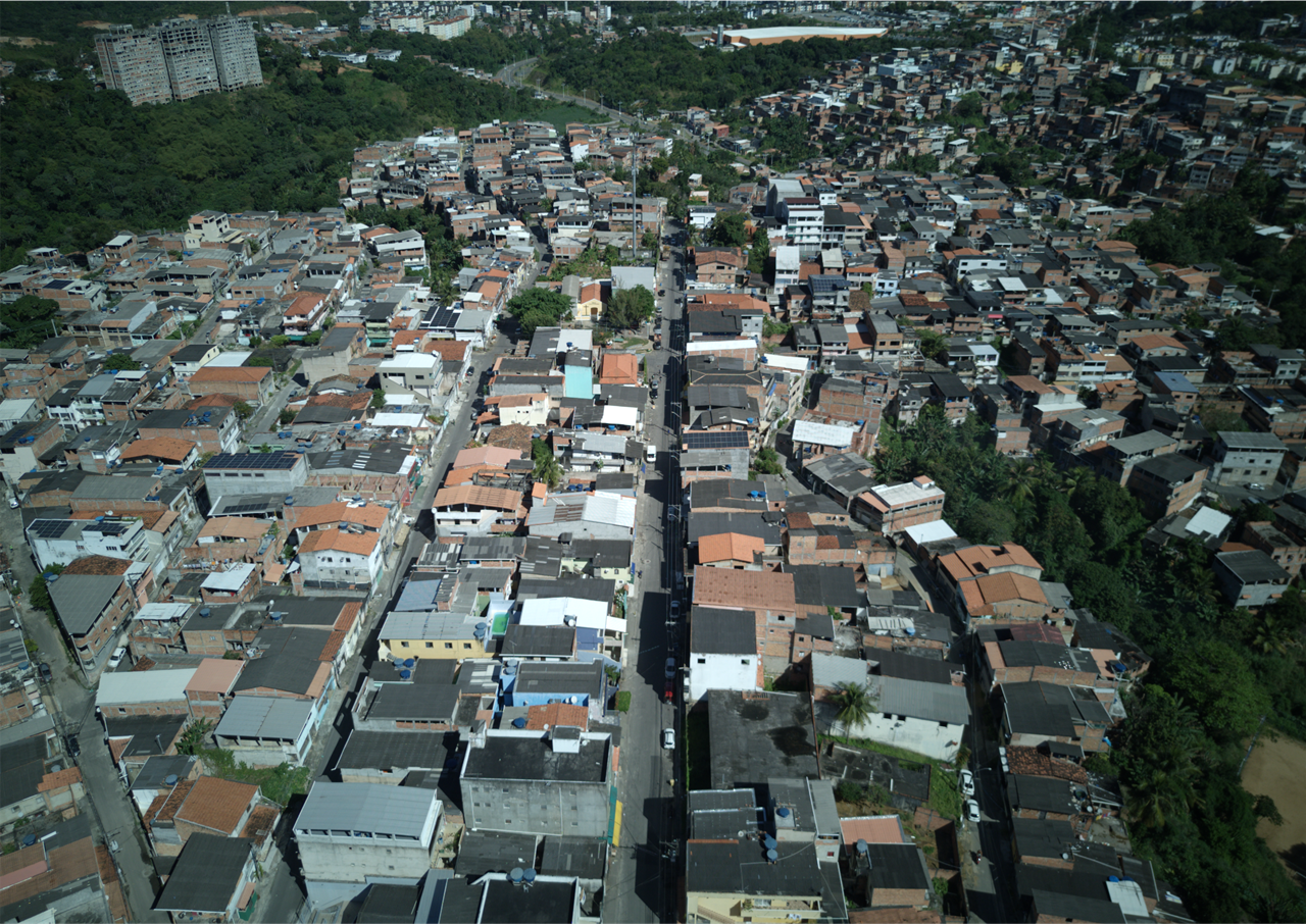 Foto do alto da cidade